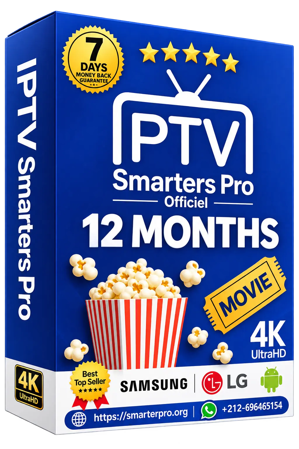 Iptv Smarters Pro Subscription 12 Months Smarters Player Pro Abonnemet 12 Mois