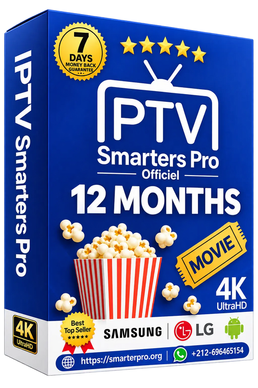 Iptv Smarters Pro Subscription 12 Months Smarters Player Pro Abonnemet 12 Mois
